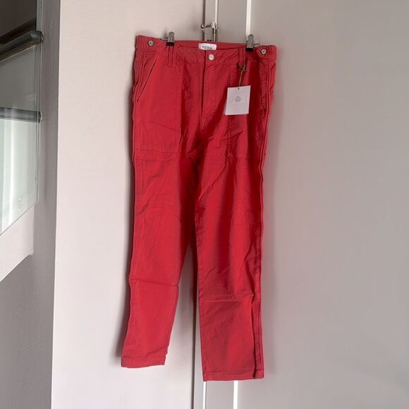 Pistola Pants Erin High-Rise Utility Crop Straight Leg - Picture 2 of 6